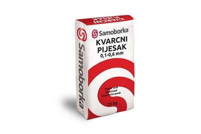 Samoborka KVARCNI PIJESAK 0,1-0,6mm 25/1